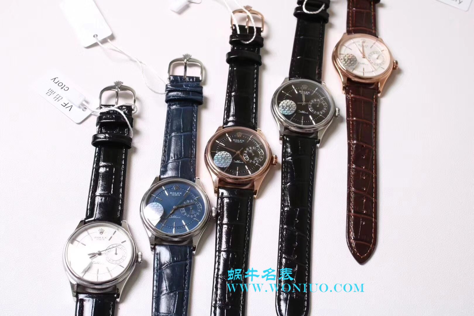 【VF Perfect  High quality  Replica Watches 】 Rolex 切利尼日历型系列50515、m50519-0013、50519白盘、黑盘 wrist watches  / R122