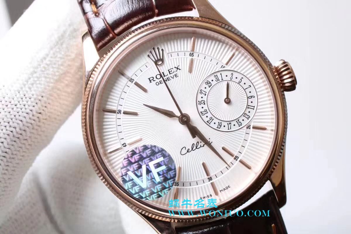 【VF Perfect  High quality  Replica Watches 】 Rolex 切利尼日历型系列50515、m50519-0013、50519白盘、黑盘 wrist watches  / R122