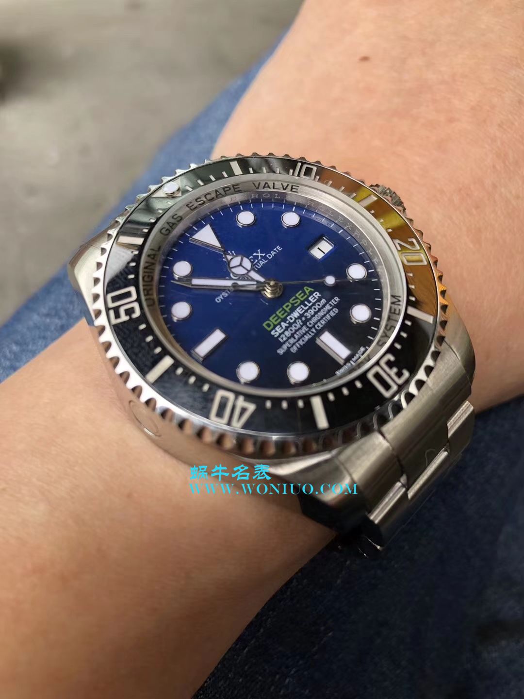 【AR Perfect  High quality  Replica Watches 】 Rolex 海使型系列116660-98210 蓝盘 wrist watches (904钢渐变蓝鬼王) / R208