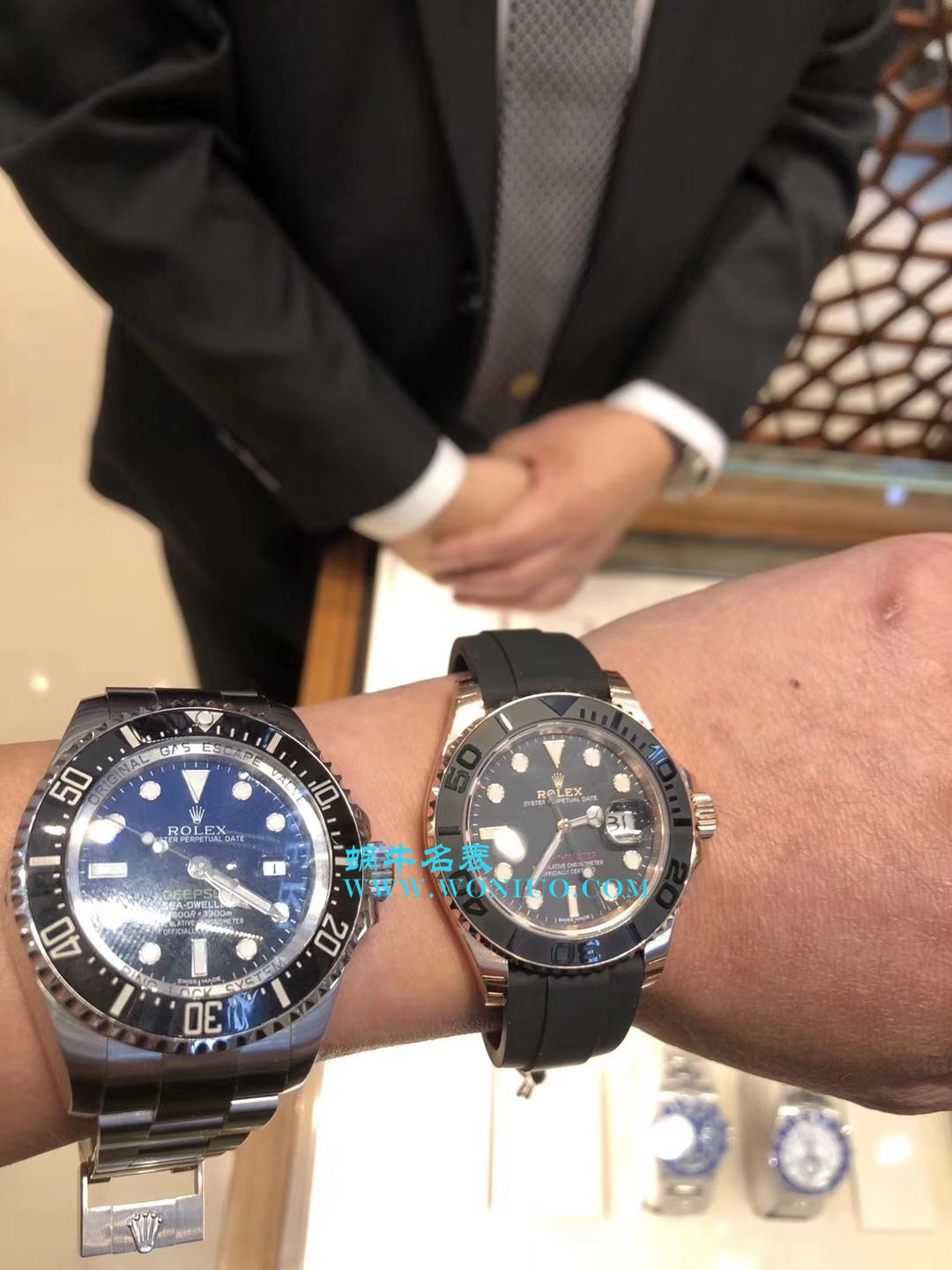【AR Perfect  High quality  Replica Watches 】 Rolex 海使型系列116660-98210 蓝盘 wrist watches (904钢渐变蓝鬼王) / R208