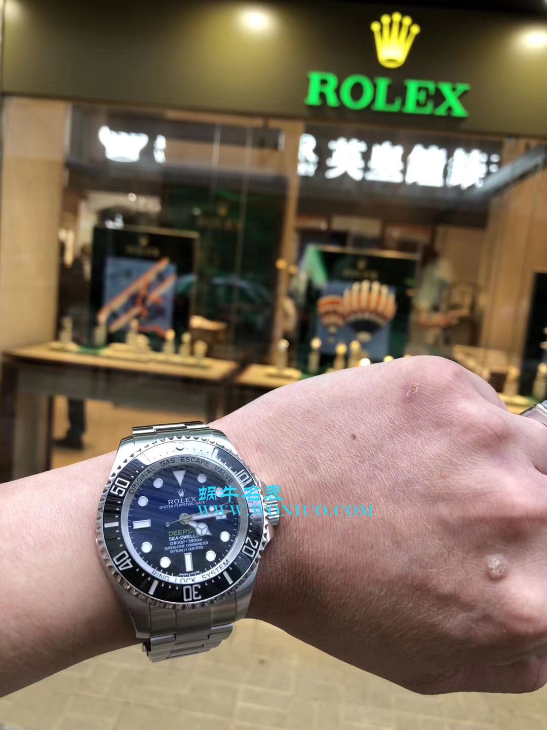 【AR Perfect  High quality  Replica Watches 】 Rolex 海使型系列116660-98210 蓝盘 wrist watches (904钢渐变蓝鬼王) / R208
