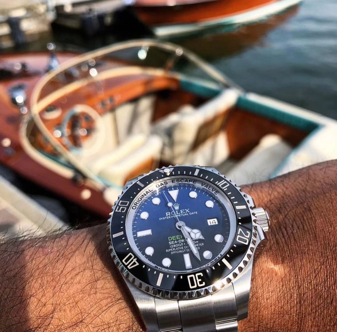 【AR Perfect  High quality  Replica Watches 】 Rolex 海使型系列116660-98210 蓝盘 wrist watches (904钢渐变蓝鬼王) / R208