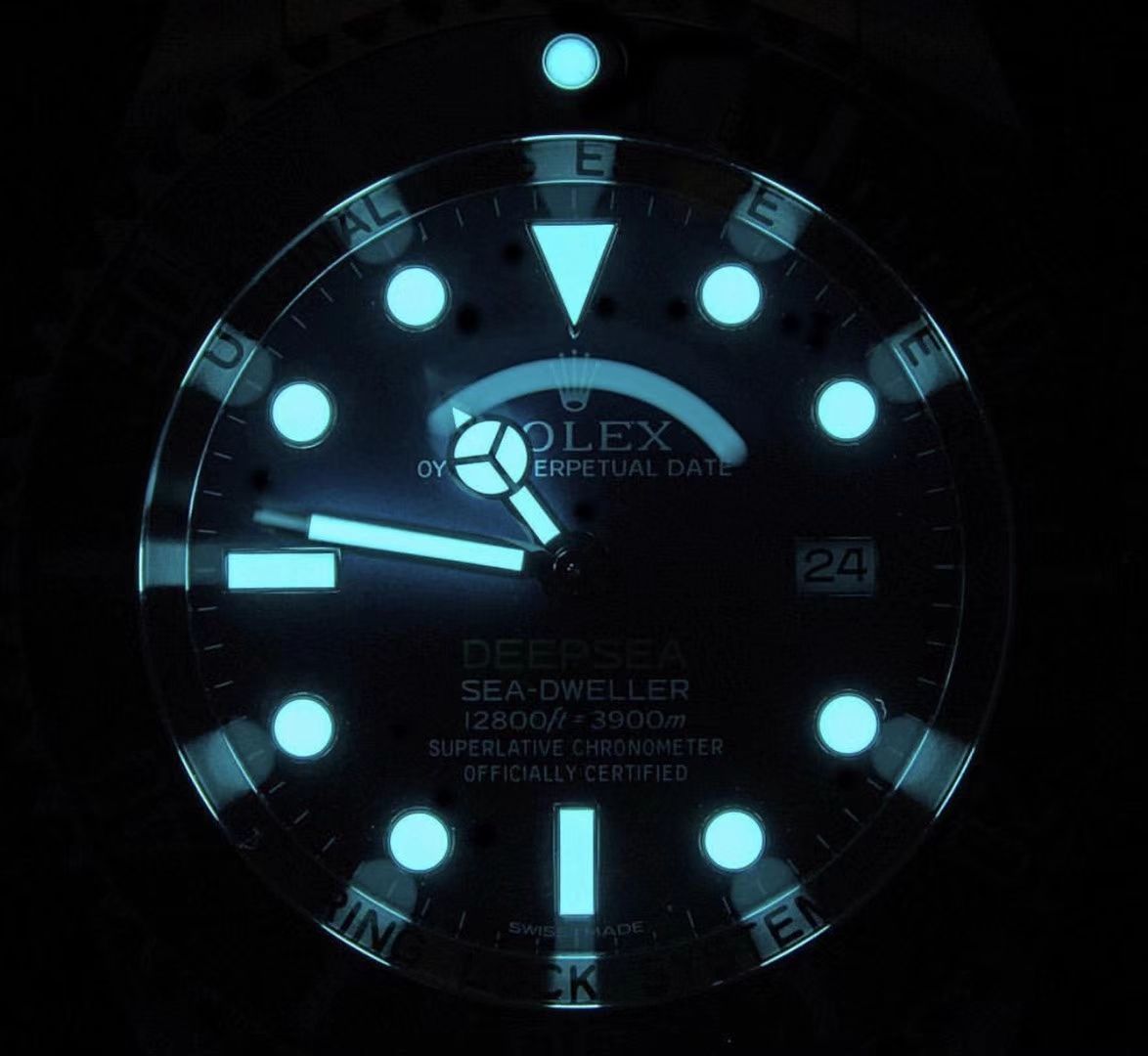 【AR Perfect  High quality  Replica Watches 】 Rolex 海使型系列116660-98210 蓝盘 wrist watches (904钢渐变蓝鬼王) / R208