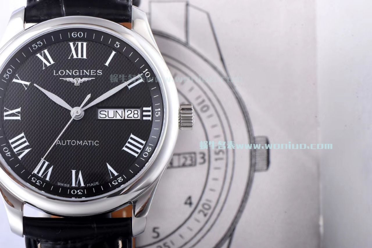 【LG Perfect  High quality  Replica Watches 】 Longines MASTER COLLECTION名匠系列L2.755.4.51.6《钢带》，L2.755.4.51.7《皮带》 wrist watches  / L102