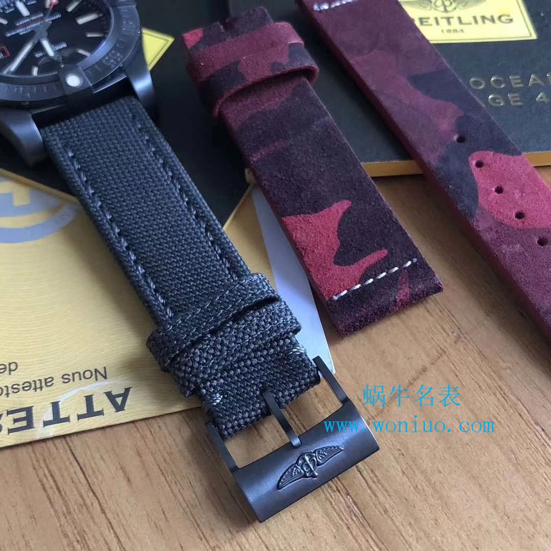 原单新款， Breitling 复仇者黑鸟，44mm，原 Factory 钛金属 watchcase  / BL087