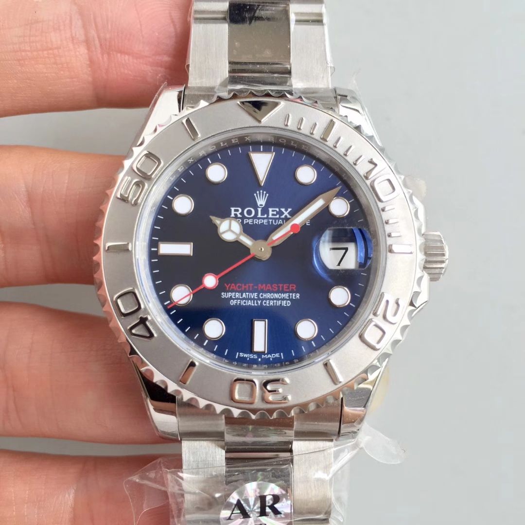 【AR Perfect  High quality  Replica Watches 】 Rolex  Yacht-Master 系列268622 wrist watches 中性37毫米男女 / R205