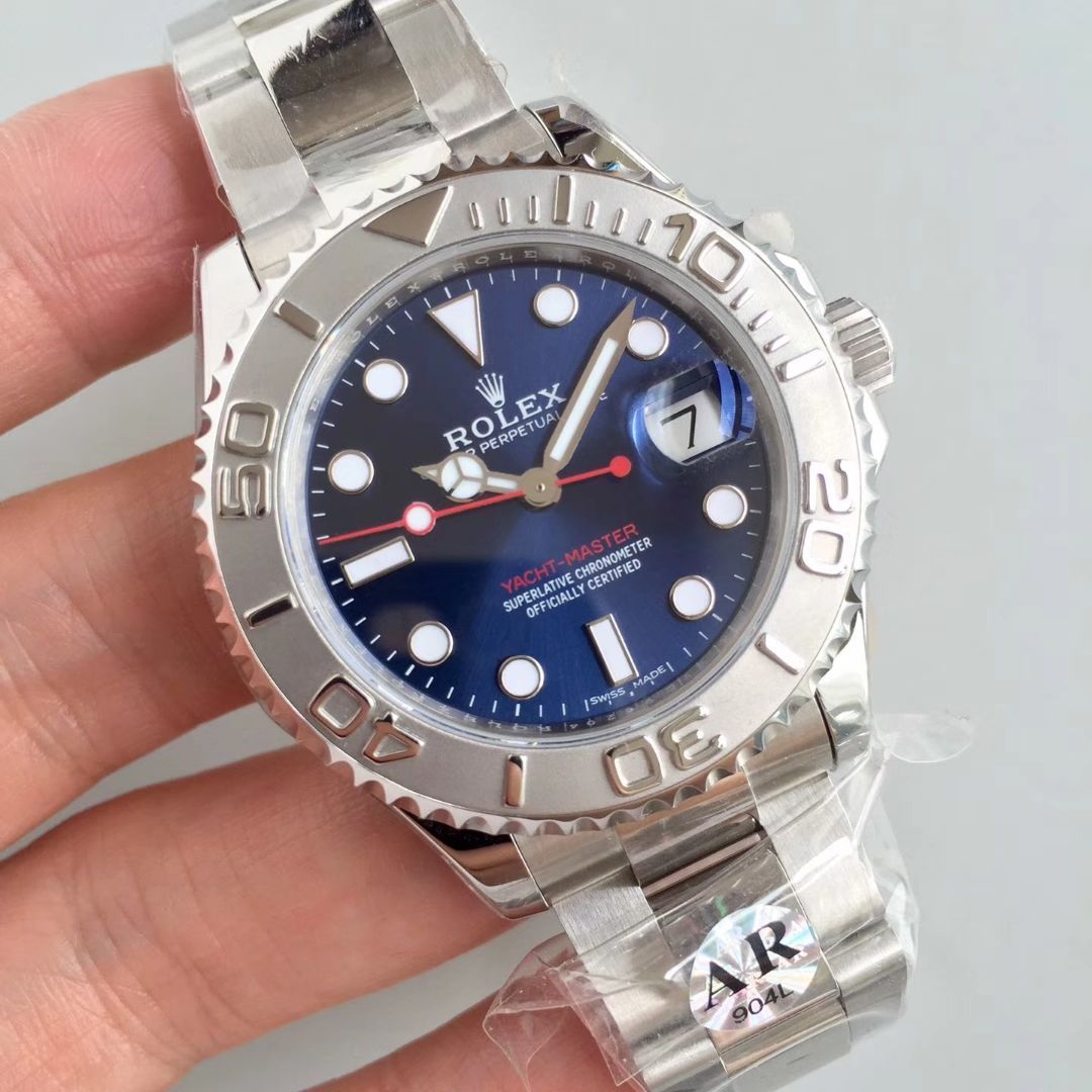 【AR Perfect  High quality  Replica Watches 】 Rolex  Yacht-Master 系列268622 wrist watches 中性37毫米男女 / R205