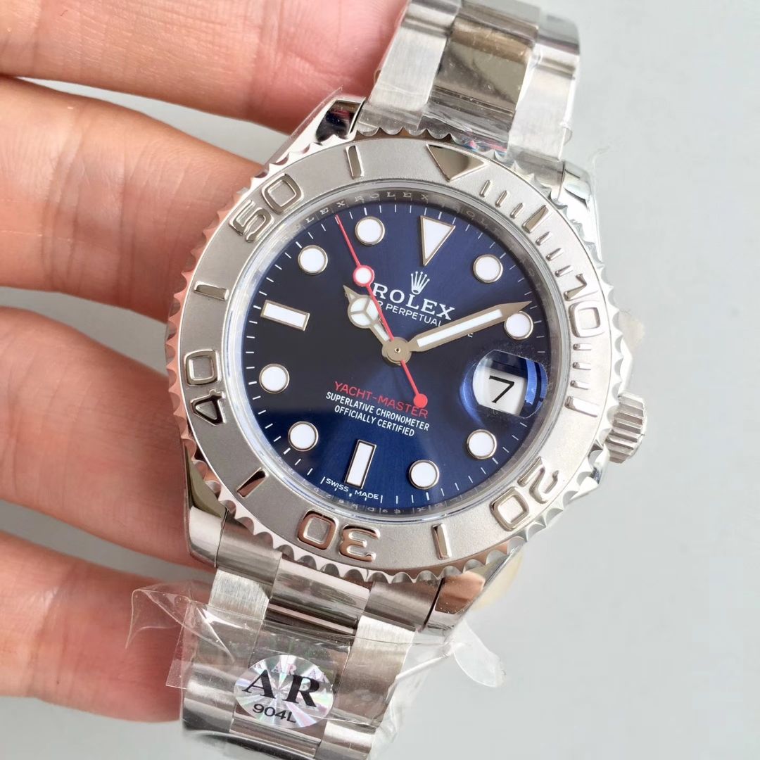 【AR Perfect  High quality  Replica Watches 】 Rolex  Yacht-Master 系列268622 wrist watches 中性37毫米男女 / R205