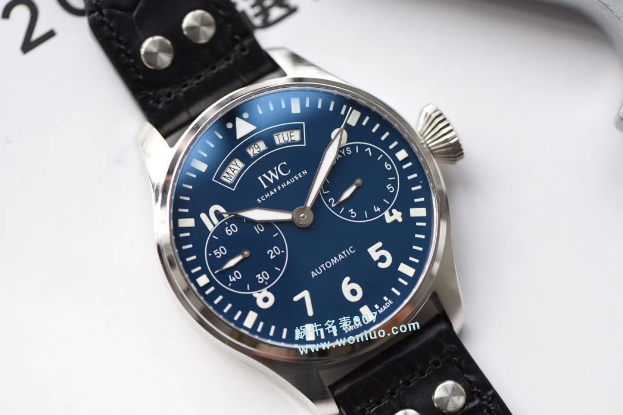 【YL Perfect  High quality  Replica Watches 】IWC IWC 表 大型飞行员年历 wrist watches “小王子”特别版系列IW502703 wrist watches (小王子) / WG297