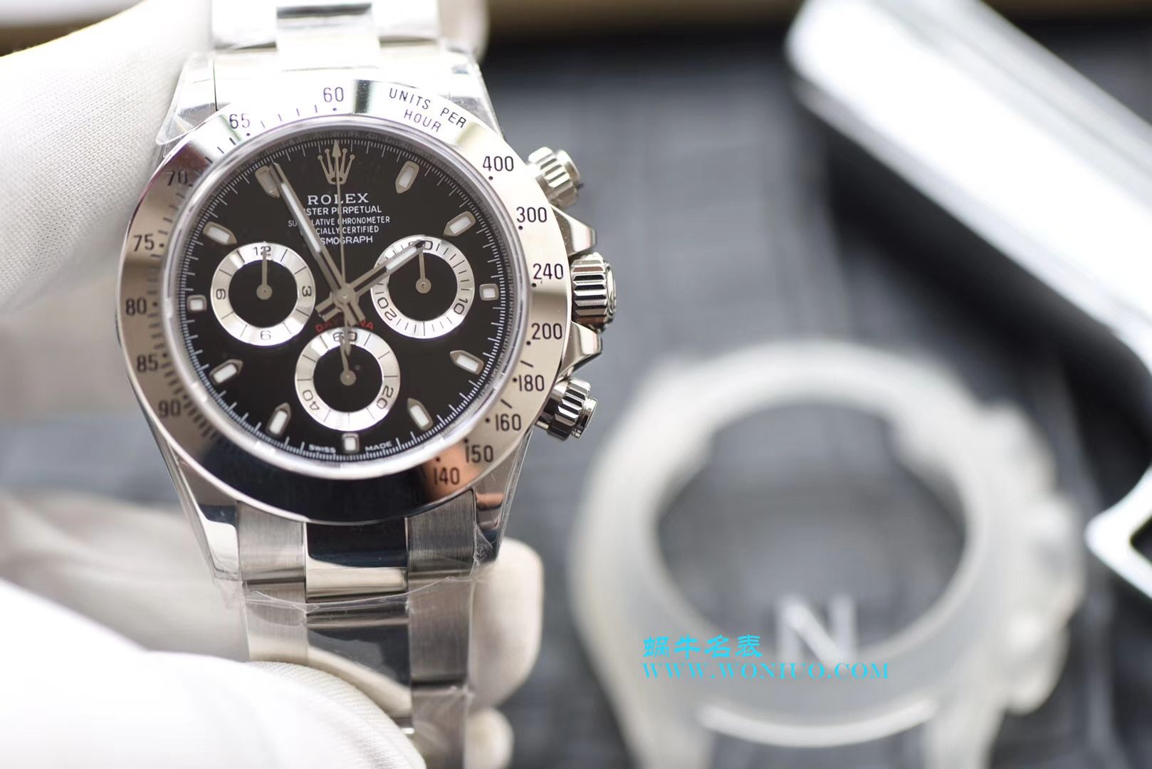【N Factory 最新神作～原装结构4130 Ditongna 】 Rolex  Cosmograph Daytona  Ditongna  Best  Replica Copy  Watches 116520-78590 黑盘 wrist watches (黑钢迪) / R216