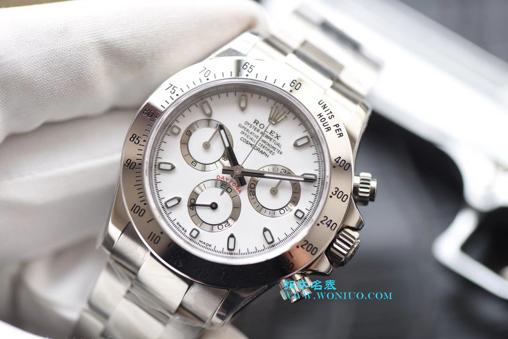 【N Factory 最新神作～原装结构4130】 Rolex  Cosmograph Daytona  top  Replica Copy  Ditongna 系列116520-78590 白钢 Ditongna  / R217