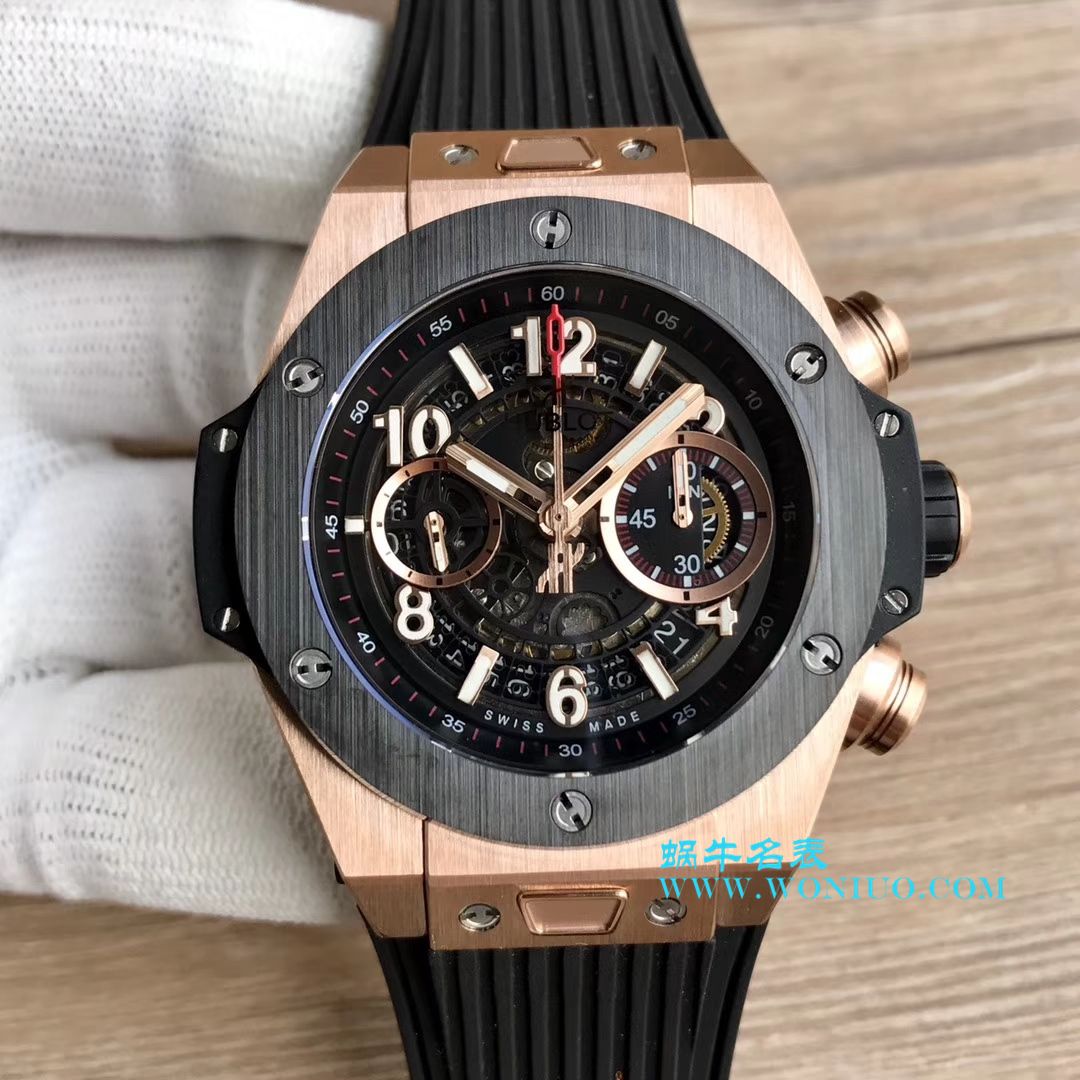 【JB Perfect  High quality  Replica Watches 】 hublot BIG BANG系列411.OX.1180.RX镂空 wrist watches  / YB054