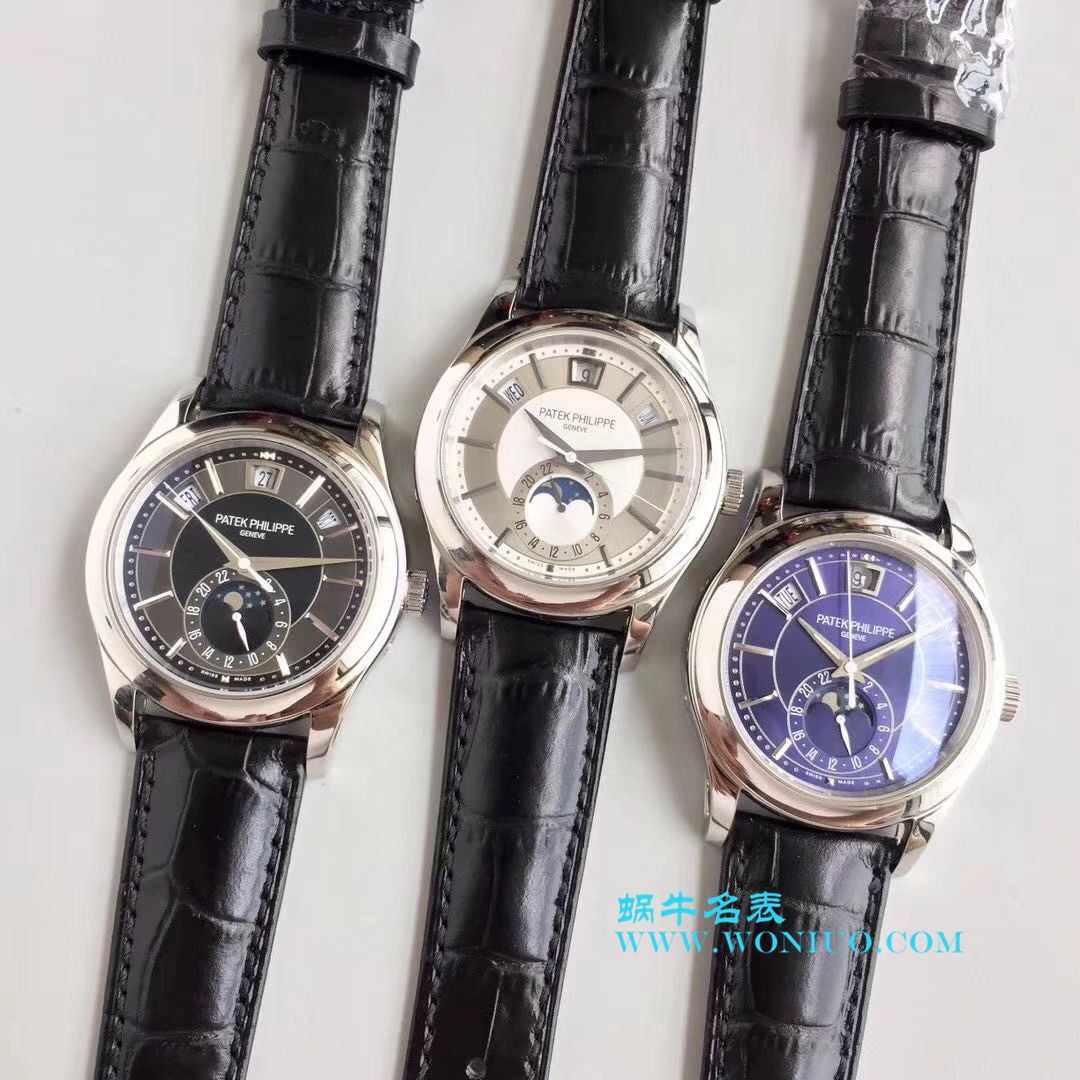 【KM Perfect  High quality  Replica Watches 】 PATEK PHILIPPE 复杂功能计时系列5205G-001、5205G-010、5205G-013 白金 wrist watches  / BD226
