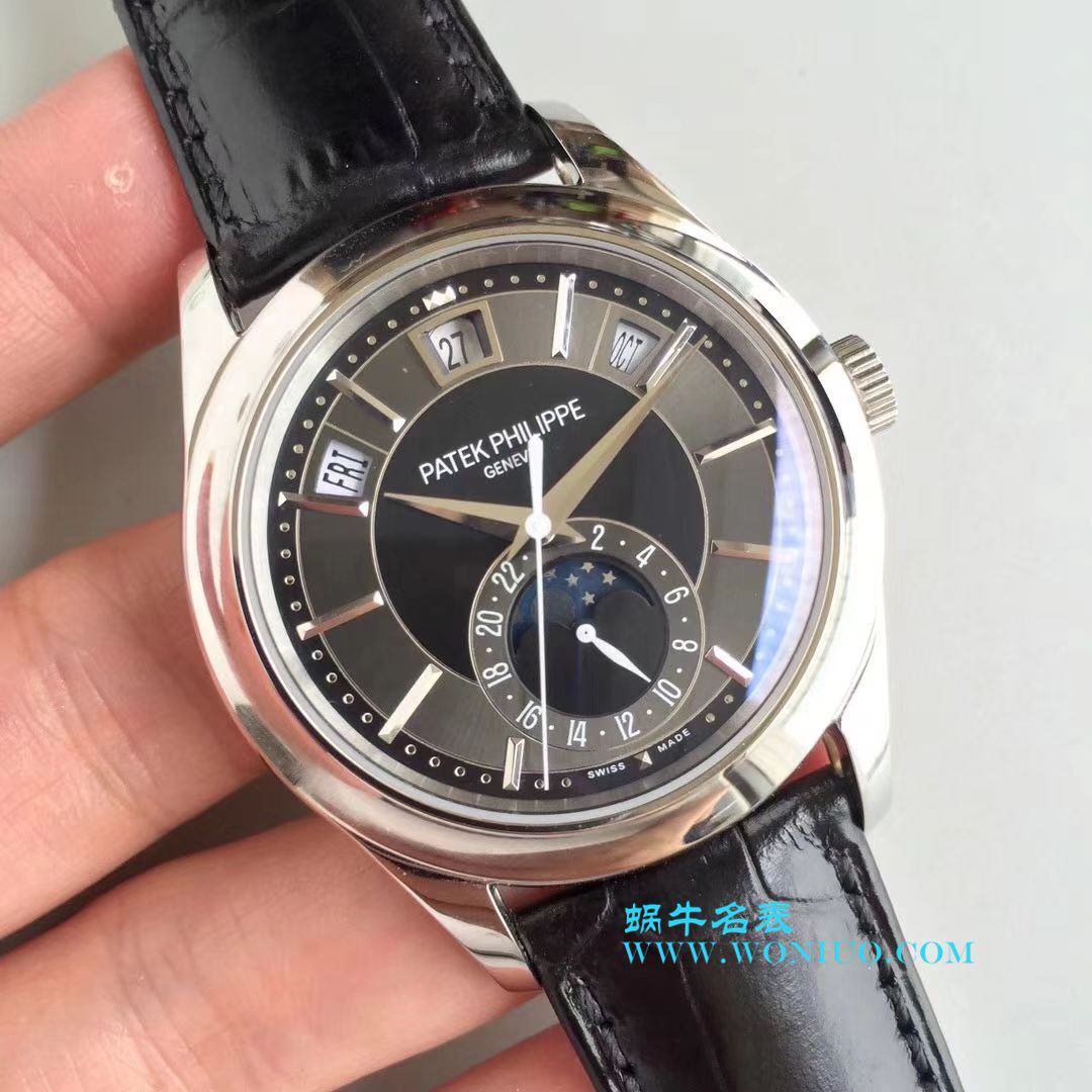 【KM Perfect  High quality  Replica Watches 】 PATEK PHILIPPE 复杂功能计时系列5205G-001、5205G-010、5205G-013 白金 wrist watches  / BD226