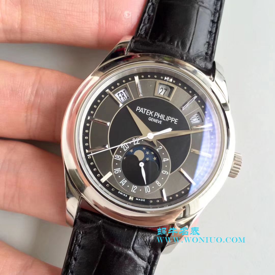 【KM Perfect  High quality  Replica Watches 】 PATEK PHILIPPE 复杂功能计时系列5205G-001、5205G-010、5205G-013 白金 wrist watches  / BD226