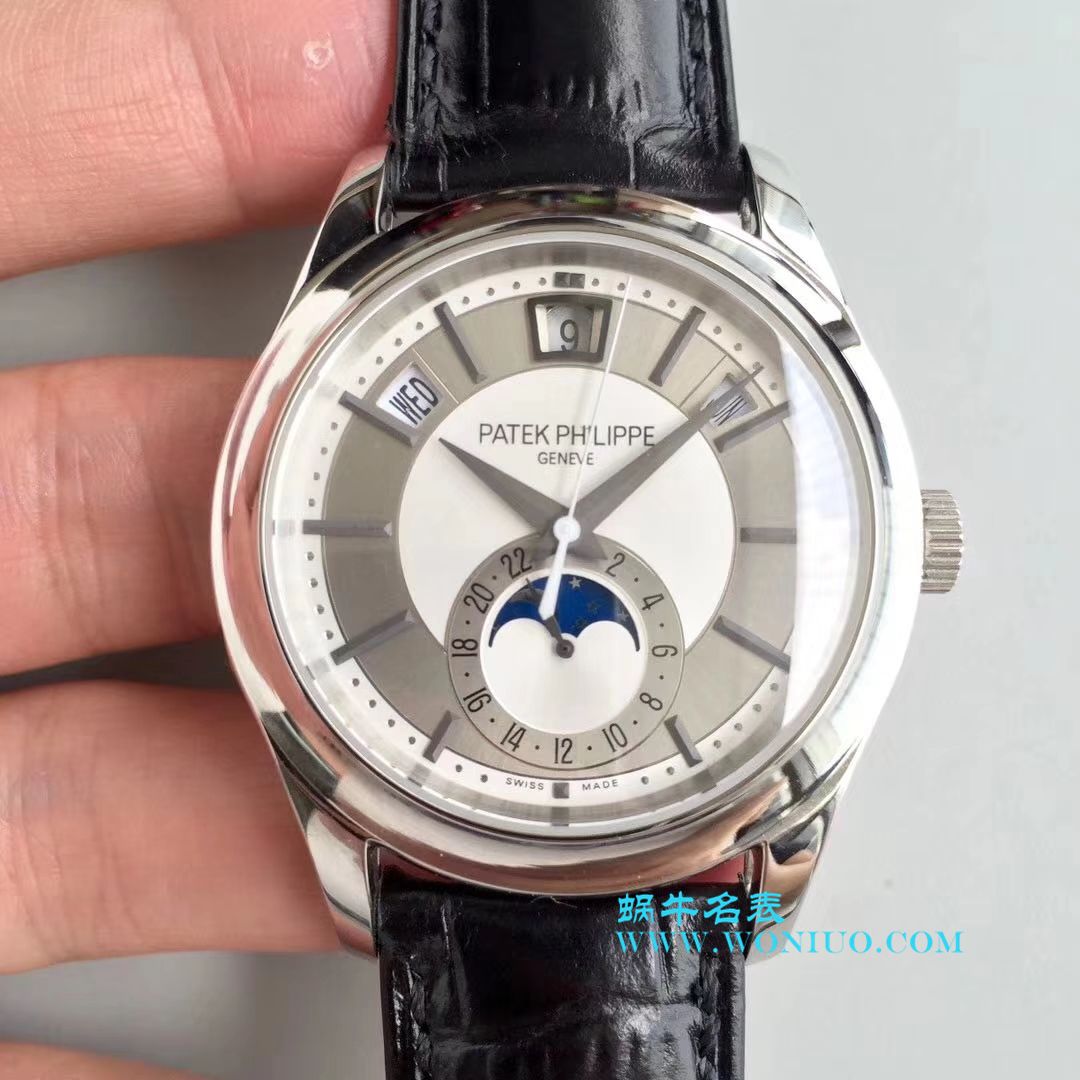 【KM Perfect  High quality  Replica Watches 】 PATEK PHILIPPE 复杂功能计时系列5205G-001、5205G-010、5205G-013 白金 wrist watches  / BD226