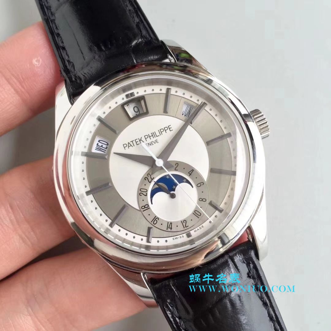 【KM Perfect  High quality  Replica Watches 】 PATEK PHILIPPE 复杂功能计时系列5205G-001、5205G-010、5205G-013 白金 wrist watches  / BD226
