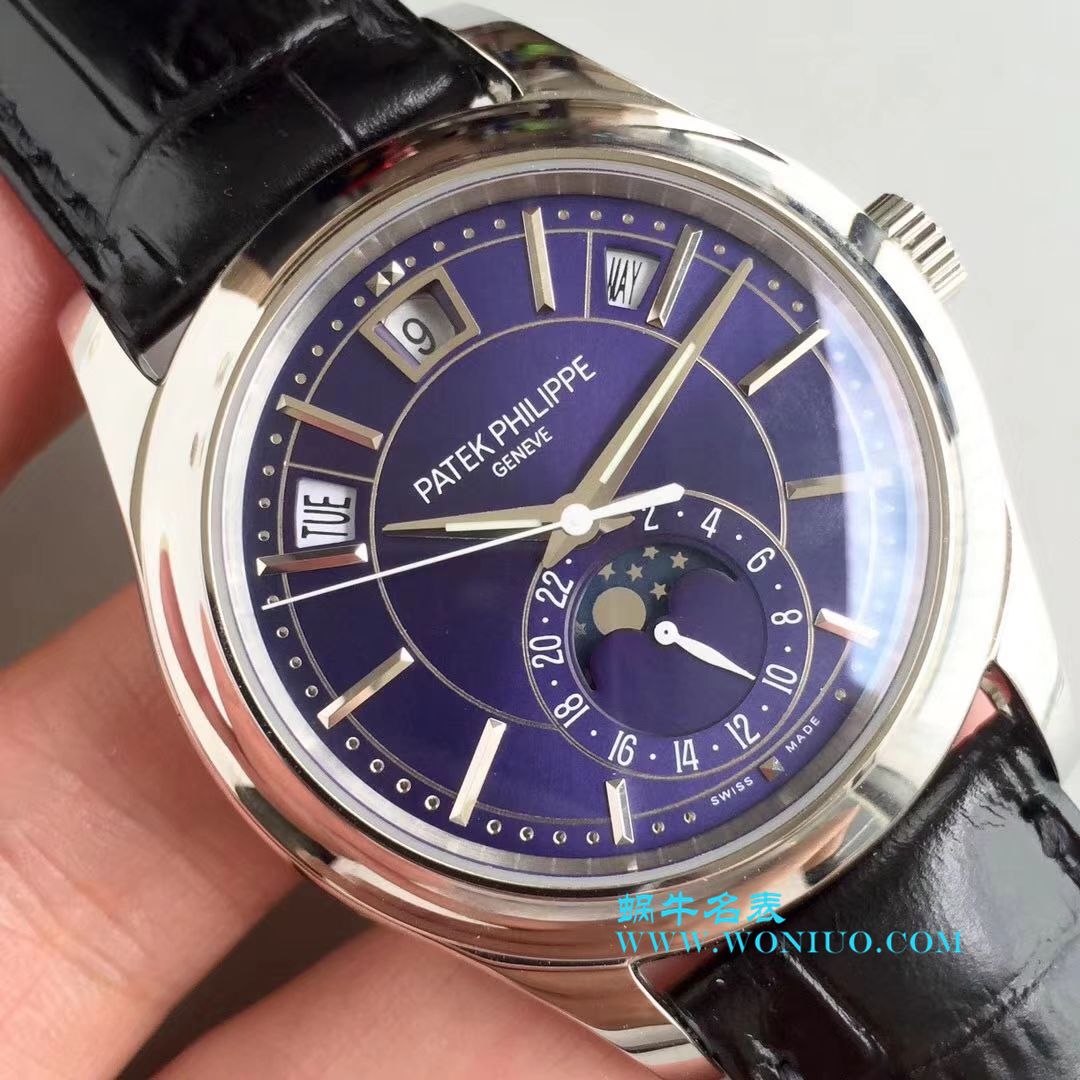 【KM Perfect  High quality  Replica Watches 】 PATEK PHILIPPE 复杂功能计时系列5205G-001、5205G-010、5205G-013 白金 wrist watches  / BD226