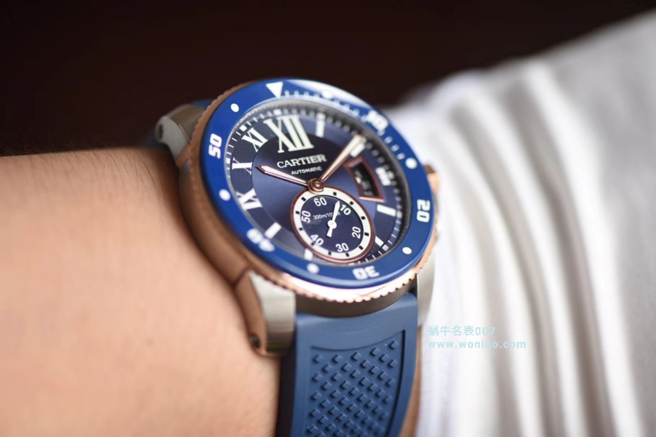 【JF Factory  High quality  Replica Watches 】 Cartier  卡历博/卡利博CALIBRE DE  Cartier  系列W2CA0009 wrist watches  / K074