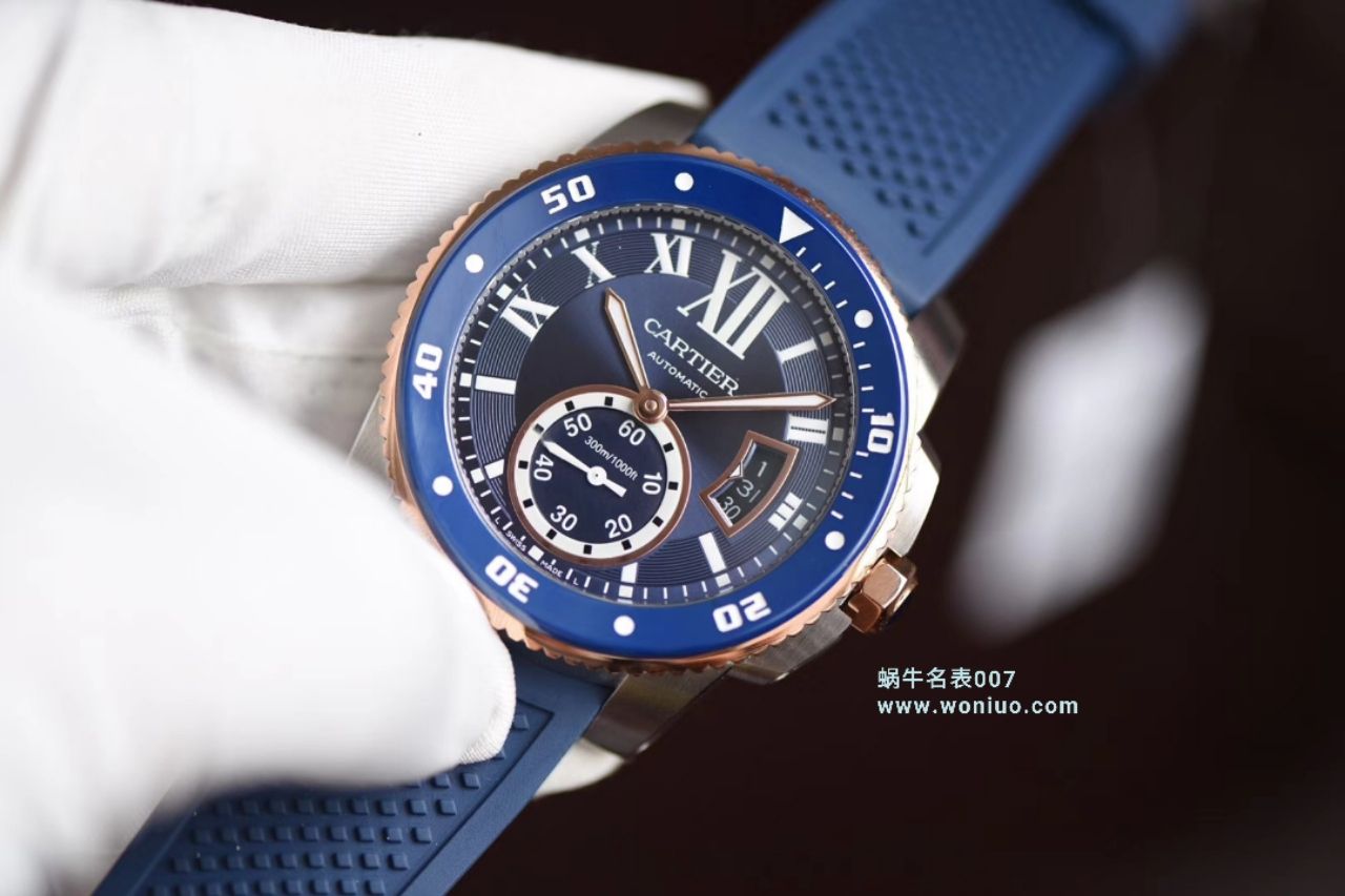 【JF Factory  High quality  Replica Watches 】 Cartier  卡历博/卡利博CALIBRE DE  Cartier  系列W2CA0009 wrist watches  / K074
