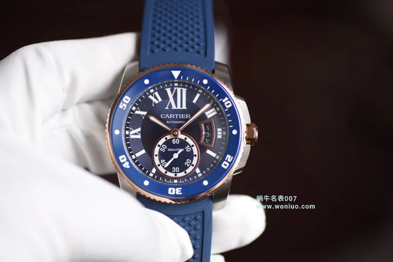 【JF Factory  High quality  Replica Watches 】 Cartier  卡历博/卡利博CALIBRE DE  Cartier  系列W2CA0009 wrist watches  / K074