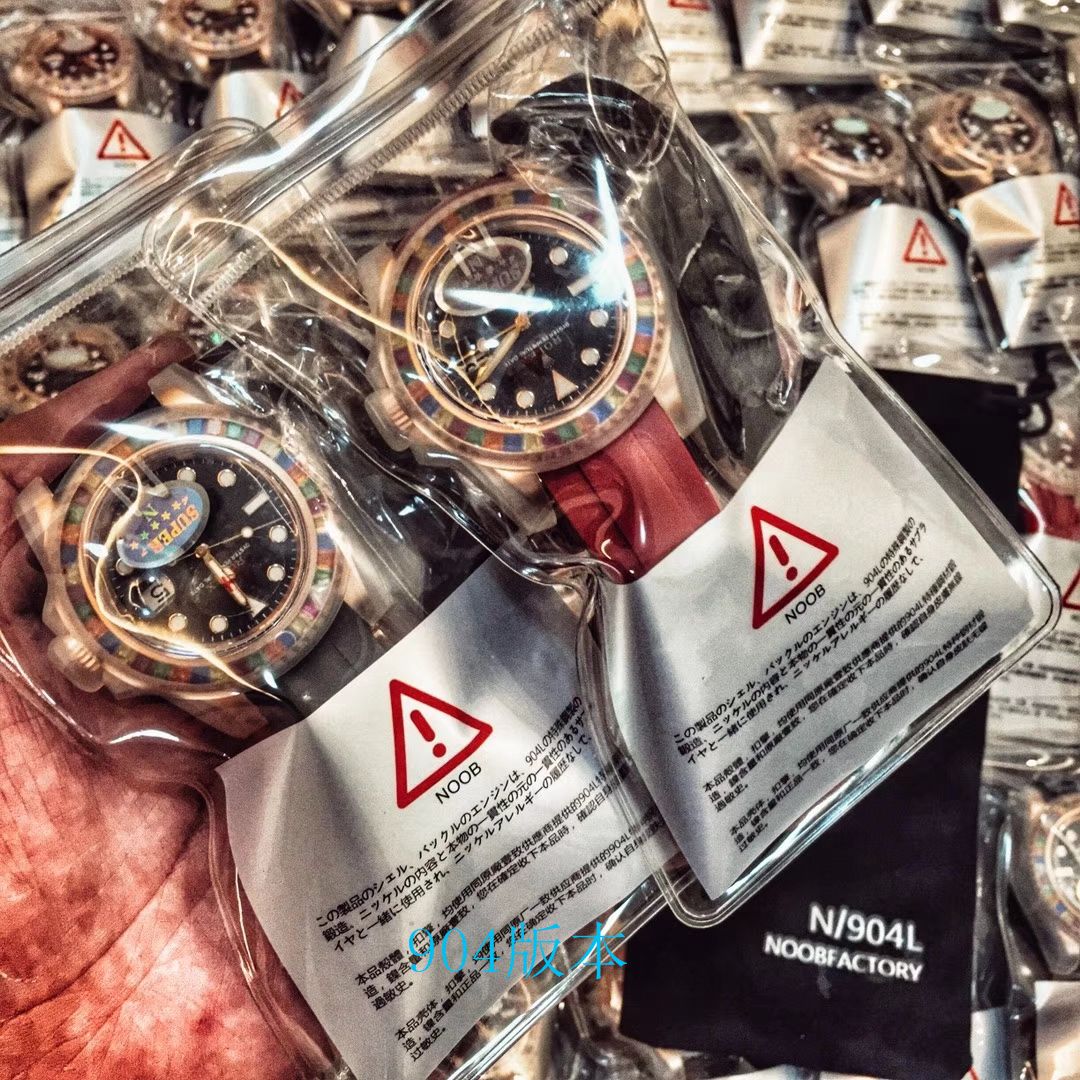 【NOOB Factory  Perfect  High quality  Replica Watches 】 Rolex  Yacht-Master 系列116695SATS“糖豆”圈彩虹游艇 Rolex 游艇 wrist watches  / R192