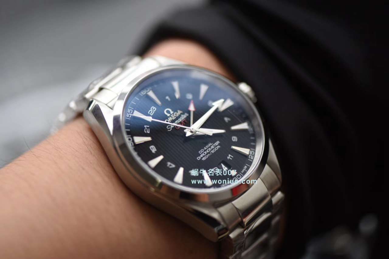  【VS Perfect  High quality  Replica Watches 】OMEGA Seamaster 150 米GMT系列231.10.43.22.01.001 wrist watches  / M331