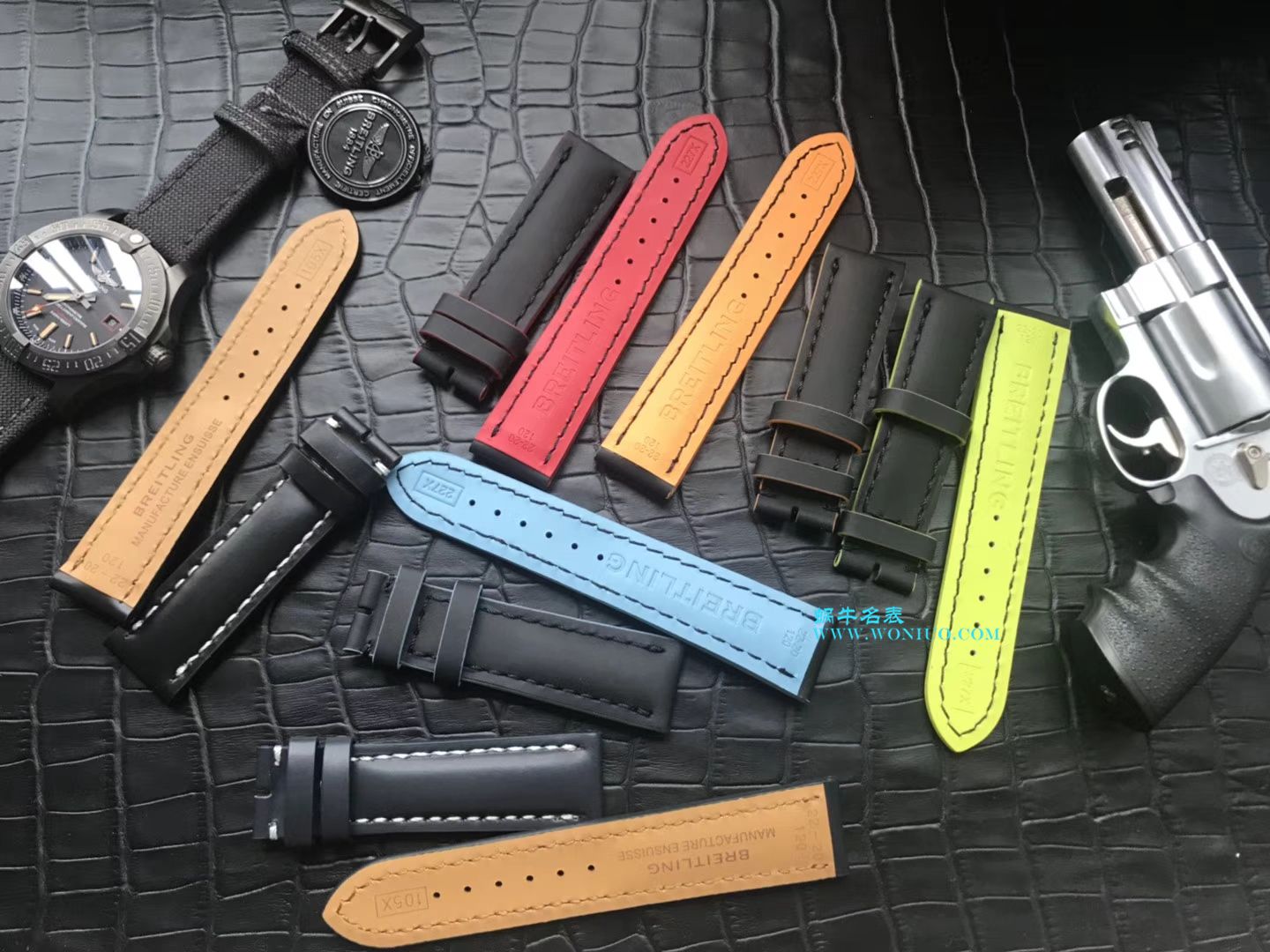 原单新款， Breitling 复仇者黑鸟，44mm，原 Factory 钛金属 watchcase  / BL087