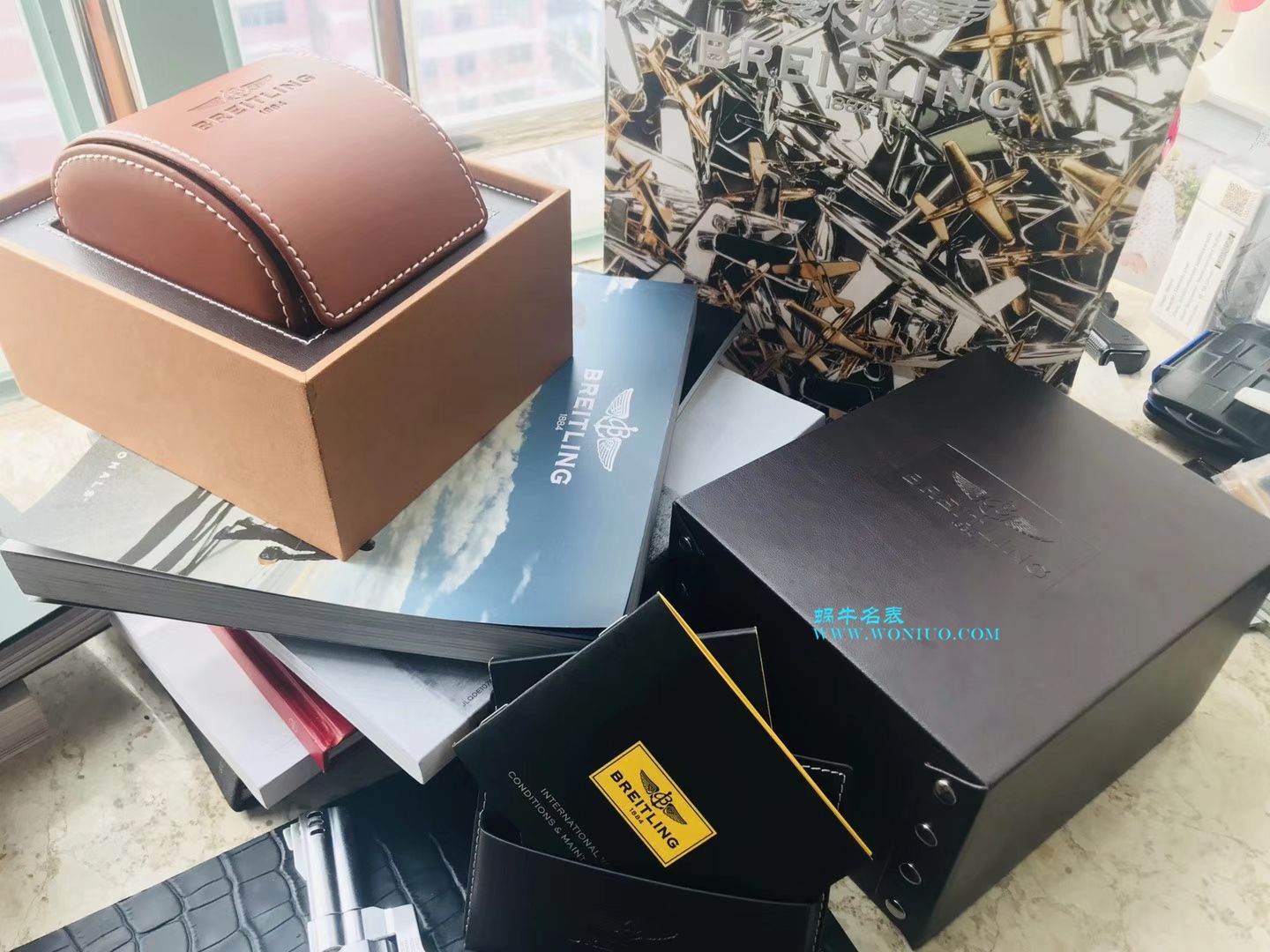 原单新款， Breitling 复仇者黑鸟，44mm，原 Factory 钛金属 watchcase  / BL087