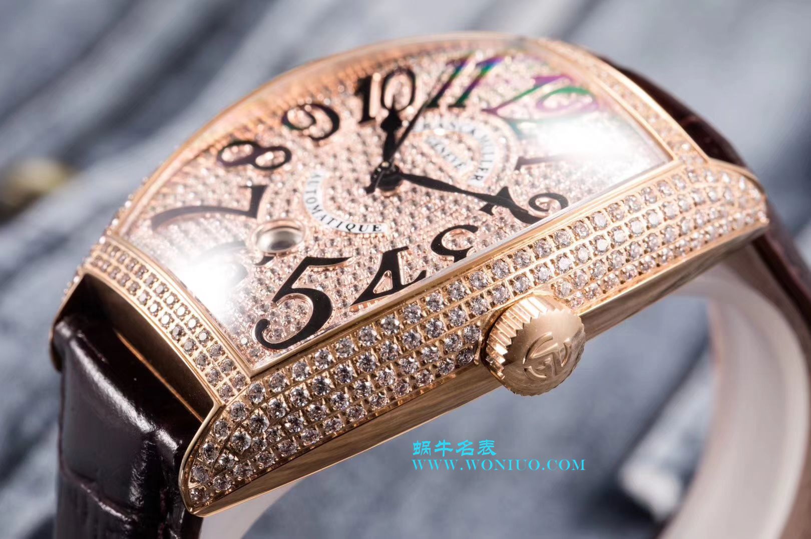 【GF新品- Replica Copy 男神特供版】Franck Muller 法穆兰Casablanca系列8880酒桶型男表 / FL025