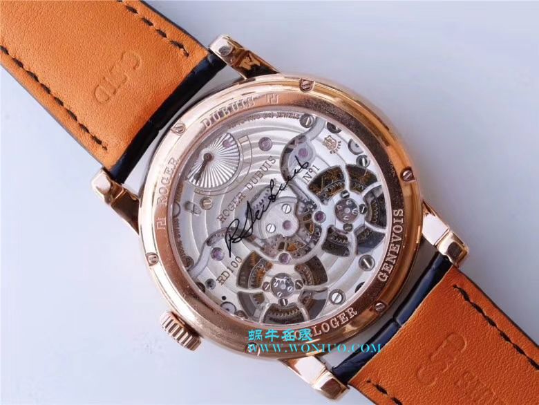罗杰杜彼致敬系列真双 Tourbillon  行业唯一一款搭载双飞轮的 top  Replica Copy  wrist watches  / LJ022