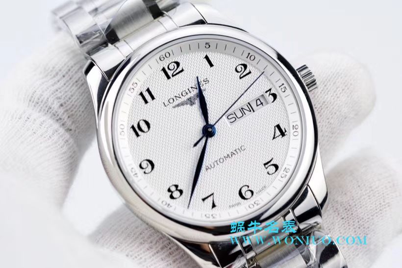 【LG Perfect  High quality  Replica Watches 】 Longines 名匠系列 Day-Date 双历L2.755.4.78.3 wrist watches  / L099