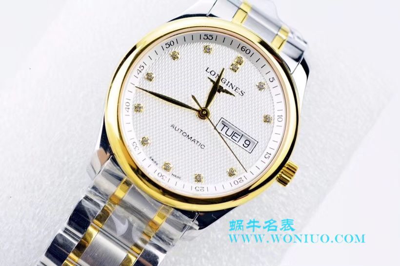 【LG Perfect  High quality  Replica Watches 】 Longines 名匠系列 Day-Date 双历L2.755.4.78.3 wrist watches  / L099