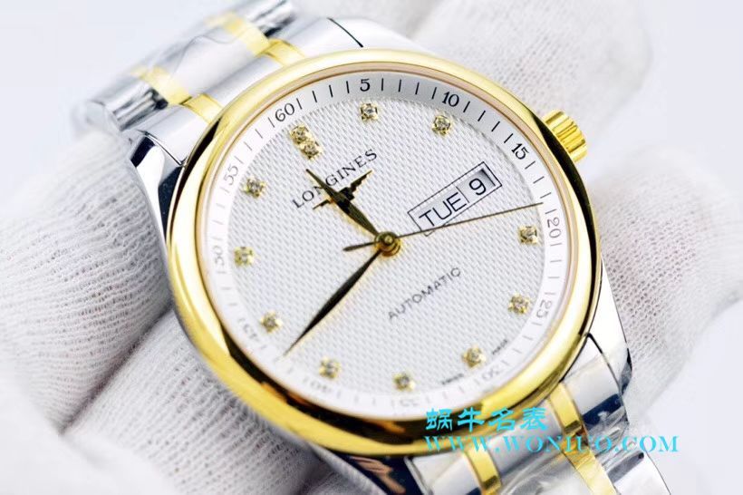 【LG Perfect  High quality  Replica Watches 】 Longines 名匠系列 Day-Date 双历L2.755.4.78.3 wrist watches  / L099