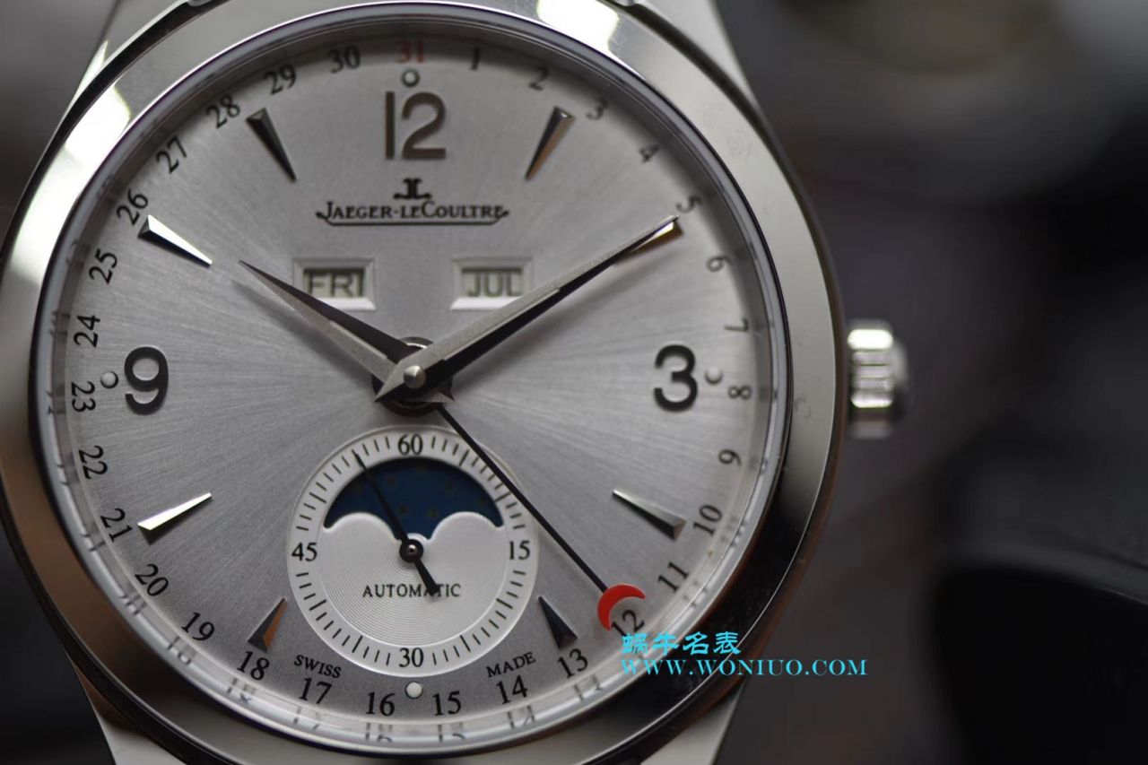 【OM Perfect  High quality  Replica Watches 】 Jaeger-LeCoultre 大师系列Q1558420多功能月相 wrist watches  / JJ112