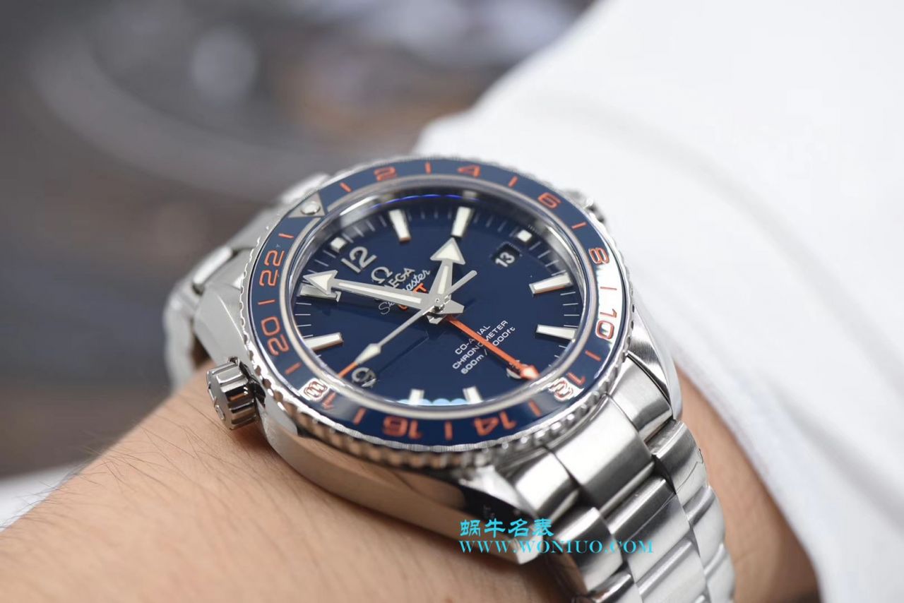 【VS Perfect  High quality  Replica Copy  Watches 】OMEGA Seamaster 海洋宇宙600米系列GMT 232.30.44.22.03.001 wrist watches  / M356