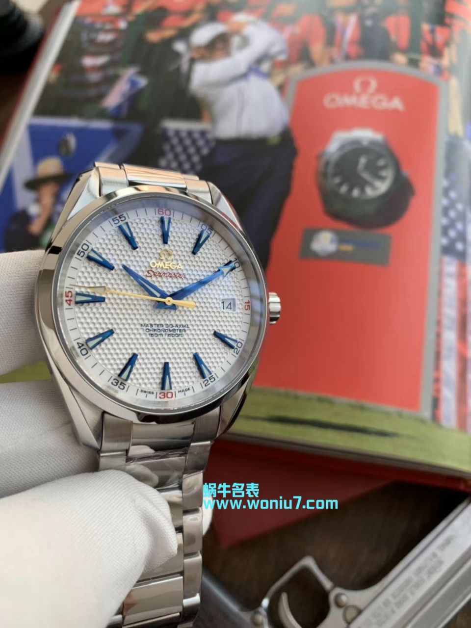 【VS Perfect  top  High quality  Replica Watches 】OMEGA Seamaster 系列Aqua Terra“莱德杯”高尔夫231.10.42.21.02.005限量版 wrist watches  / M358