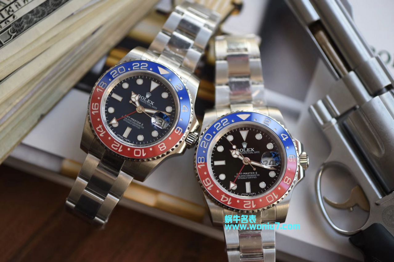 【DJ Perfect  High quality  Replica Watches 】 Rolex  GMT MASTER II系列116719-BLRO wrist watches  