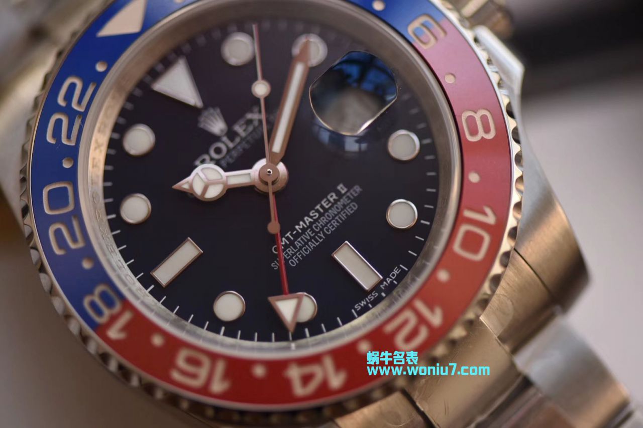 【DJ Perfect  High quality  Replica Watches 】 Rolex  GMT MASTER II系列116719-BLRO wrist watches  