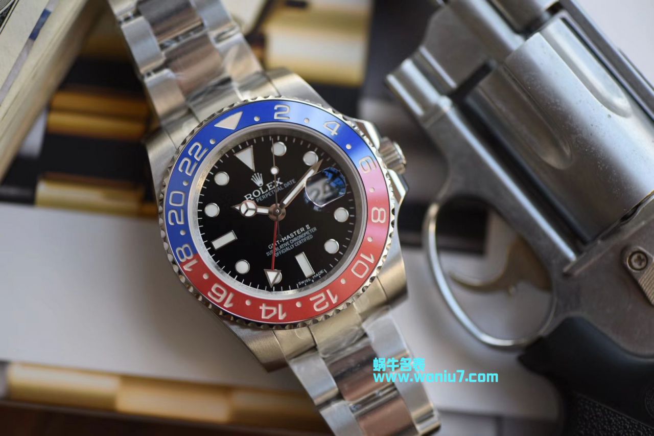 【DJ Perfect  High quality  Replica Watches 】 Rolex  GMT MASTER II系列116719-BLRO wrist watches  