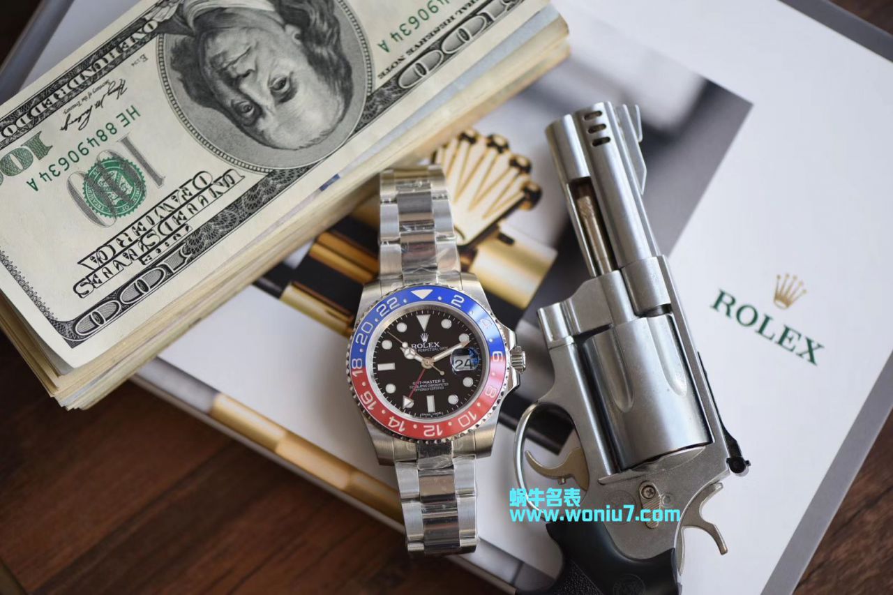 【DJ Perfect  High quality  Replica Watches 】 Rolex  GMT MASTER II系列116719-BLRO wrist watches  