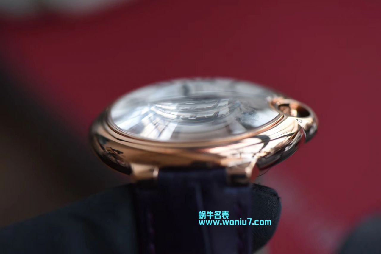 【V6 Perfect  High quality  Knockoff  Watches 】 Cartier  蓝气球系列WGBB0009 wrist watches 36毫米 / K166