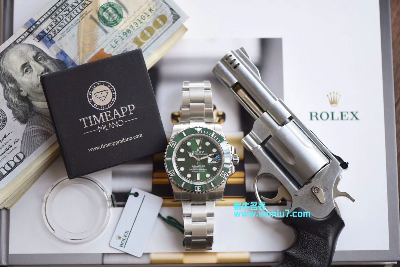 【视频解析DJ Perfect  High quality  Replica Watches 】 Rolex  Submariner 116610-LV-97200 Submariner  wrist watches  / R238