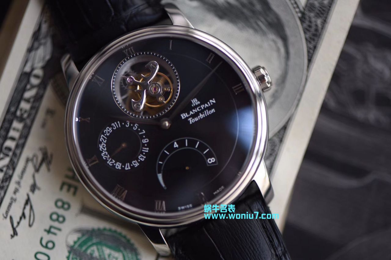 【JB出品】Blancpain 经典系列 top  Replica Copy 6900-3430-55b真 Tourbillon  wrist watches  / BP055