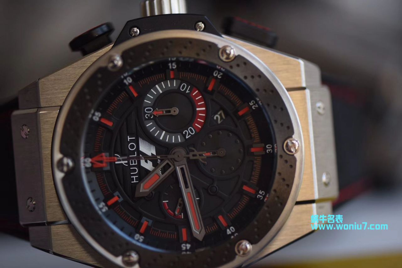【V6 Factory  Perfect  High quality  top  Replica Watches 】  Hublot  F1 King Power 计时码表 限量版 wrist watches  / YB060
