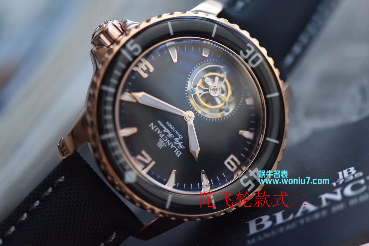 【JB Perfect  High quality  Replica Copy  Watches 】Blancpain  Fifty Fathoms 系列5025-3630-52A Tourbillon  wrist watches  / BP055