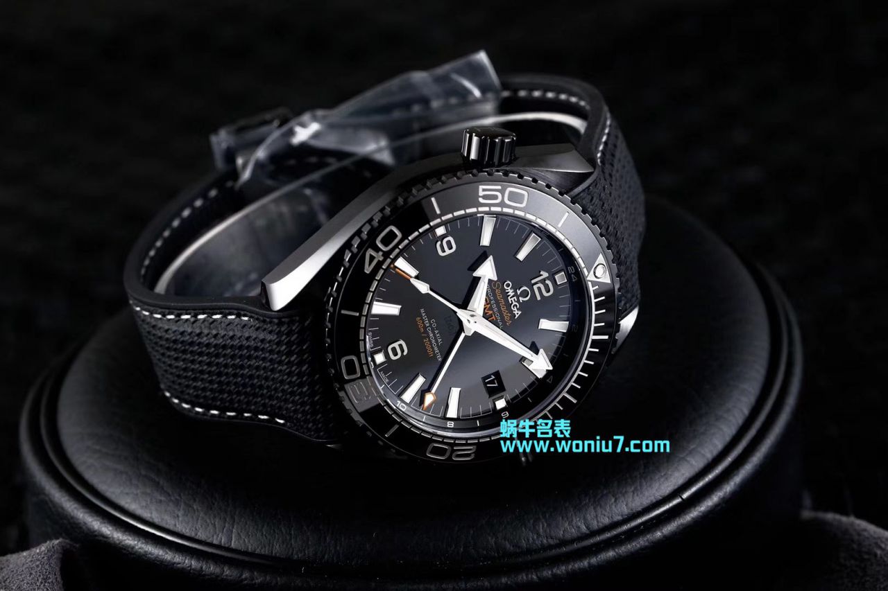 VSOMEGA全黑 Composite 海洋宇宙600米 “深海之黑” Perfect  High quality  Replica Watches 215.92.46.22.01.001 wrist watches  / M370