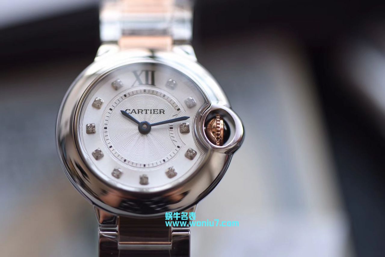 【V6 Perfect  High quality  Replica Watches 】 Cartier  蓝气球系列WE902030女士28MM石英 wrist watches  / K168