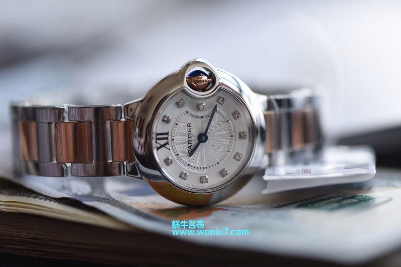 【V6 Perfect  High quality  Replica Watches 】 Cartier  蓝气球系列WE902030女士28MM石英 wrist watches  / K168