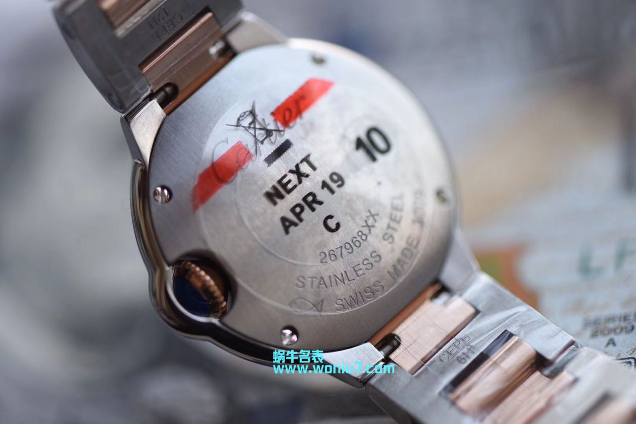 【V6 Perfect  High quality  Replica Watches 】 Cartier  蓝气球系列WE902030女士28MM石英 wrist watches  / K168